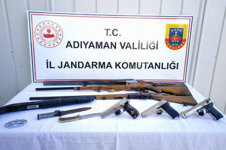 Adıyaman'da jandarma devriyesinde 2 gözaltı