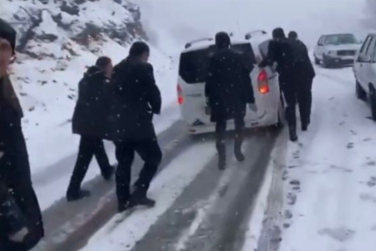 Adıyaman'da sürücülerin imdadına protokol yetişti