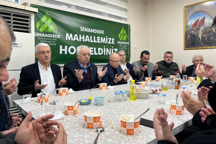 AK Partililer Bursa'da Sinandede sakinleriyle buluştu