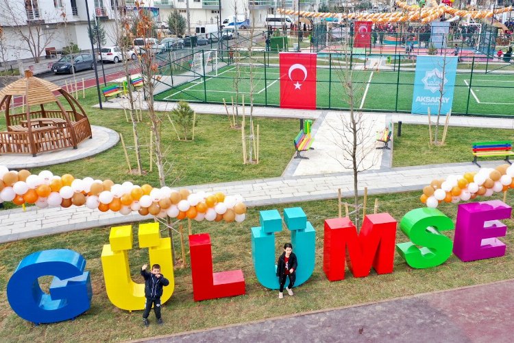 Aksarayda Gülümse Park açıldı