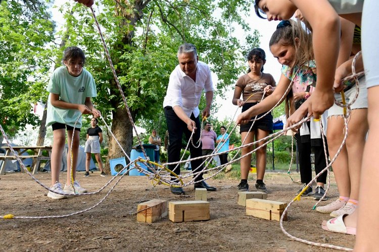 Antalyada Muratpaşa'da doğa kampı kapılarını açtı