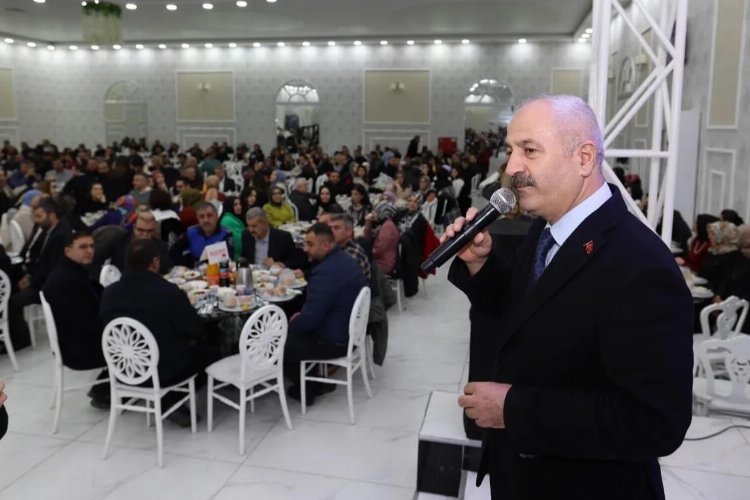 Başkan Büyükgöz mesai arkadaşlarını iftarda ağırladı