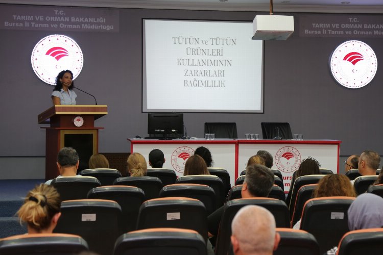 Bursa'da bağımlılık yapıcı maddelerle mücadele semineri