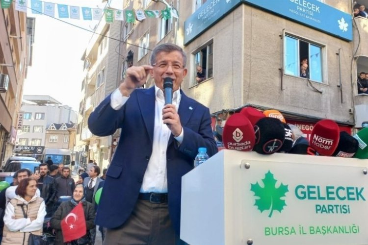 Bursa'da Çataltepe Sanayi Sitesi Davutoğlu'nun gündeminde