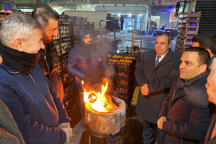 Bursa'da CHP'den hal ziyareti