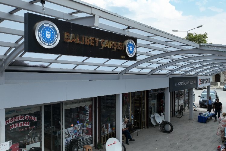 Bursa'da tarihi Balıbey'e konfor geldi