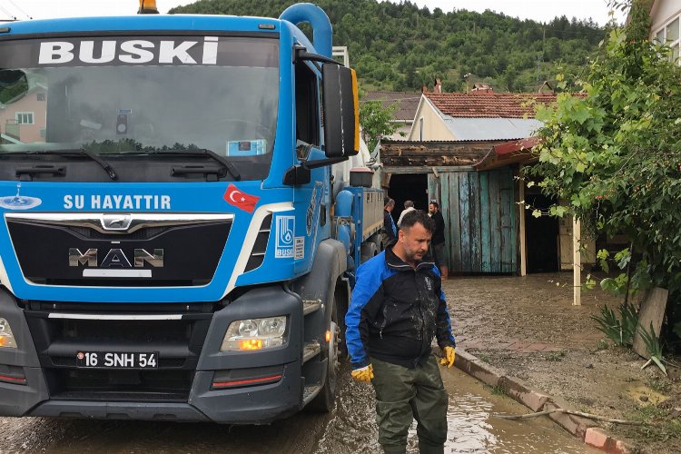 Bursa'dan selin yaralarını sarmak için yola çıktılar