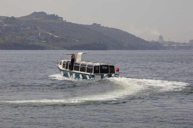 Bursa Gemlik sahilinde 'Albatros' ile deniz ulaşımı başlıyor