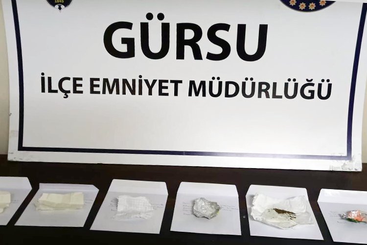 Bursa Gürsu Emniyeti'nden uyuşturucuya geçit yok!