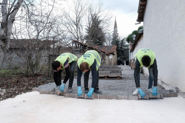 Bursa İnegöl'ün kırsalında üst yapı yatırımları sürüyor