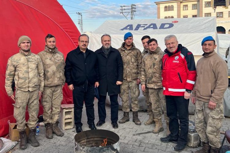 Bursa, koordinasyon için Hatay'a görevlendirildi