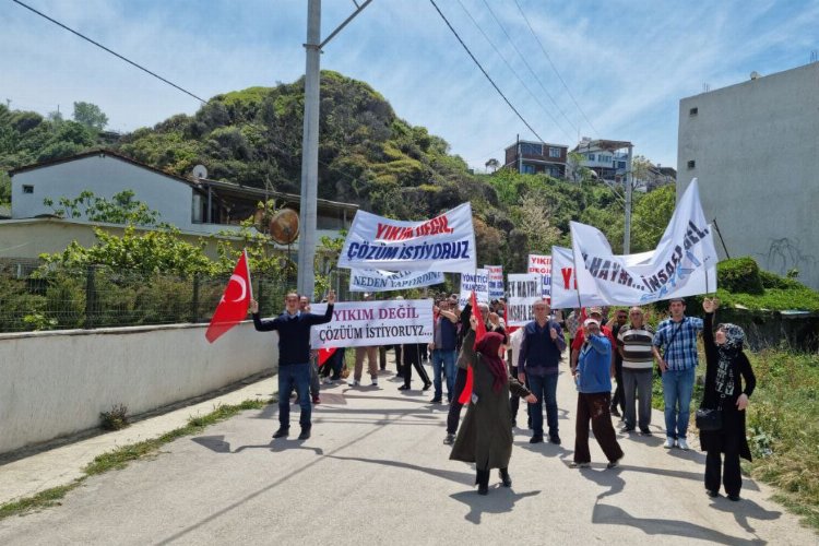 Bursa Mudanya'da kırsal sahillerden 'Yıkımları durdurun' sesleri yükseldi