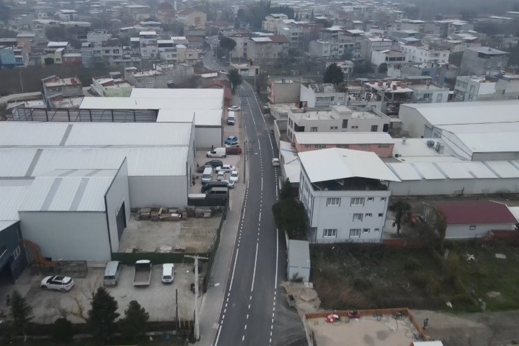 Bursa Yıldırım'da Vakıfköy Caddesi yenilendi