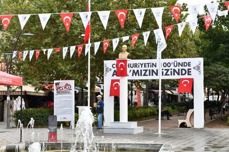 Çiğli'de tarihi kayıp anıt ilk yerine taşındı