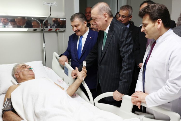 Cumhurbaşkanı Erdoğan'dan Binali Yıldırım'a ziyaret