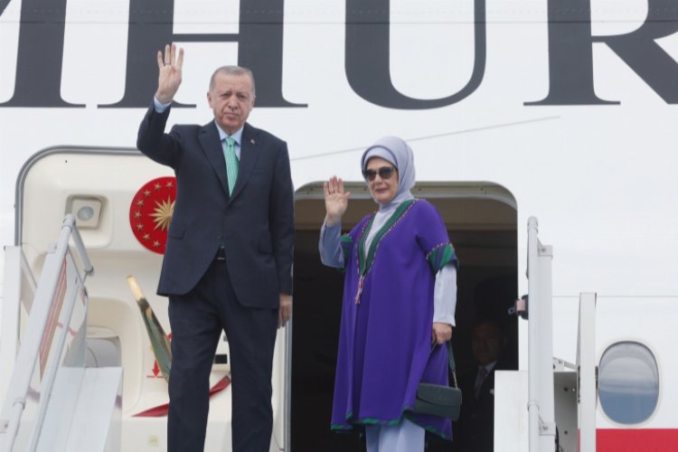 Cumhurbaşkanı Erdoğan Kazakistan’dan ayrıldı