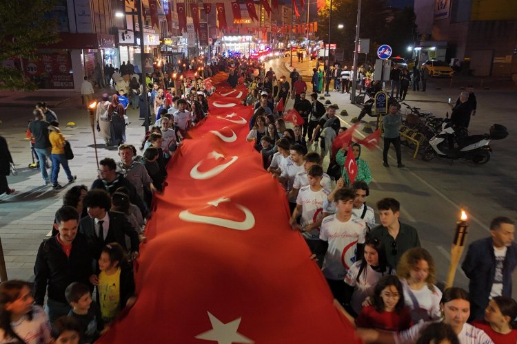 Düzce'de 19 Mayıs yürüyüşü