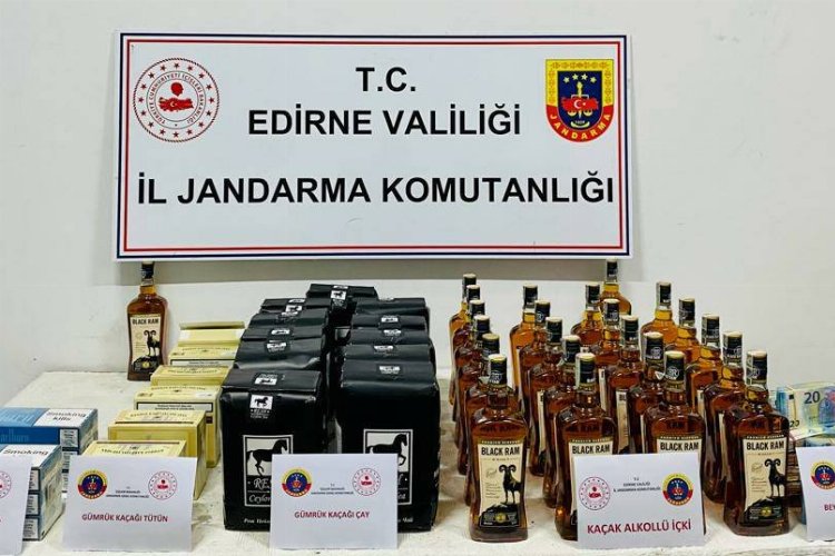 Edirne'de gümrük kaçaklarına el konuldu