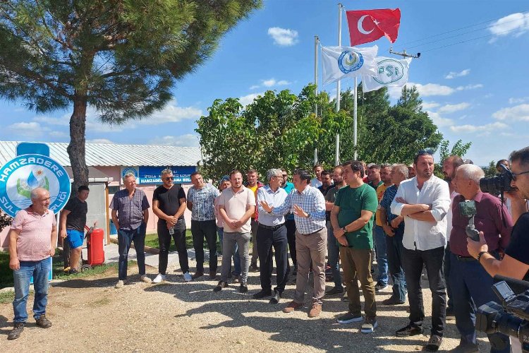 Edirne'de Hamzadere Sulama Birliği'ne 'su zammı' protestosu