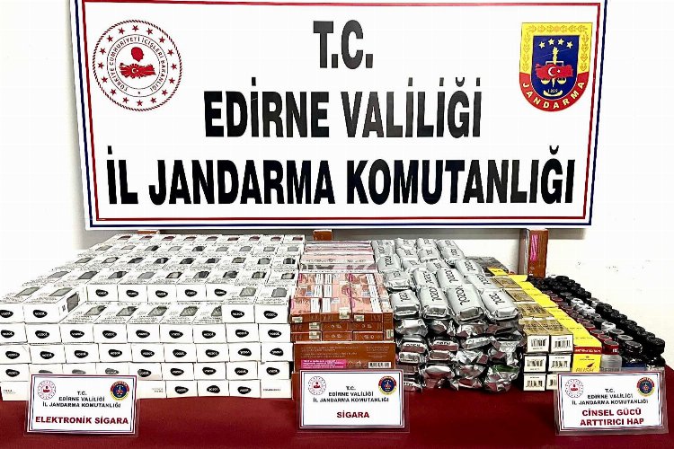 Edirne'de kaçakçılığa büyük darbe