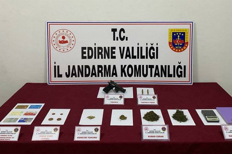 Edirne'de şüpheli şahıs dolandırıcılık malzemeleriyle yakalandı