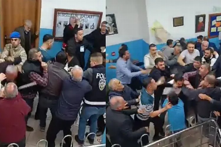 Elazığ'da seçim gerginliği! Sopa ve yumruklar havada uçuştu!