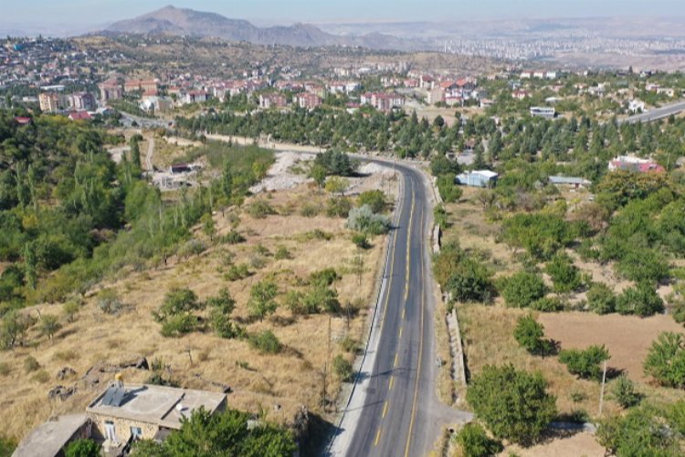 Erciyes yolunda çalışmalar sürüyor