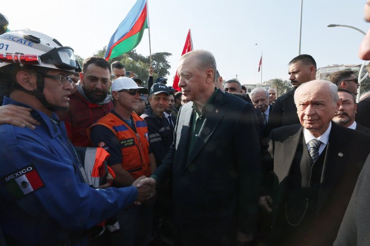 Erdoğan ve Bahçeli Hatay'da