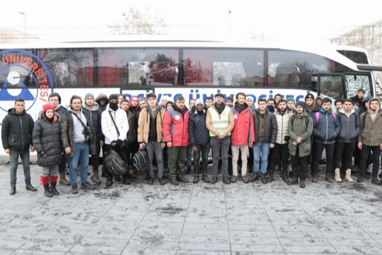 ERÜ’den deprem bölgesine yardım eli