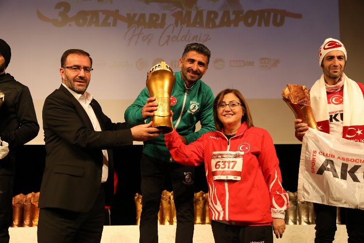 Gaziantep'te Gazi Yarı Maratonu sonuçlandı