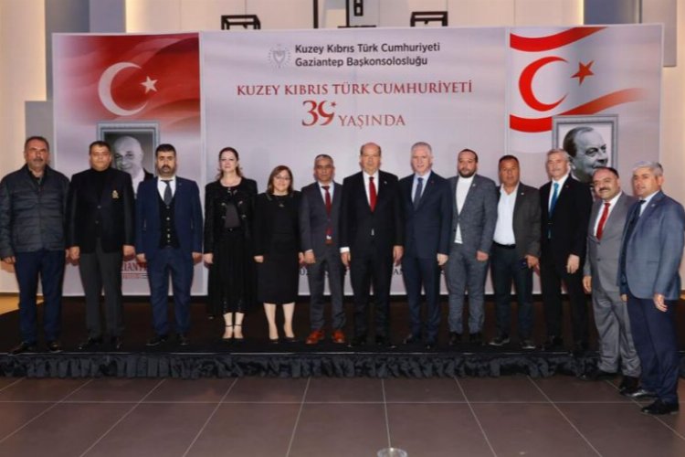 Gaziantep'te KKTC 39’uncu kuruluş yıl coşkusu