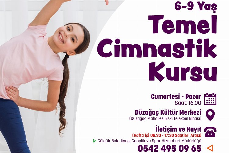 Gölcük'te temel cimnastik kursu başlıyor