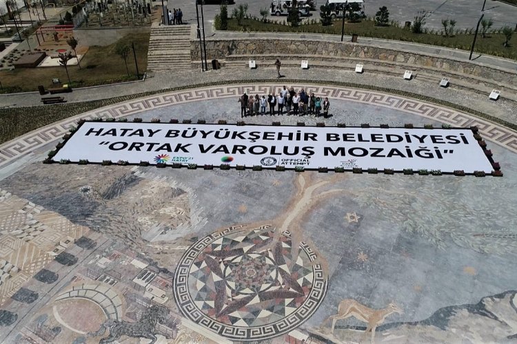 Guinness 'Hatay Mozaiği'nin detaylı ölçümlerini yaptı