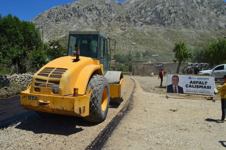 Günnercik yayla yolu asfaltlıyor