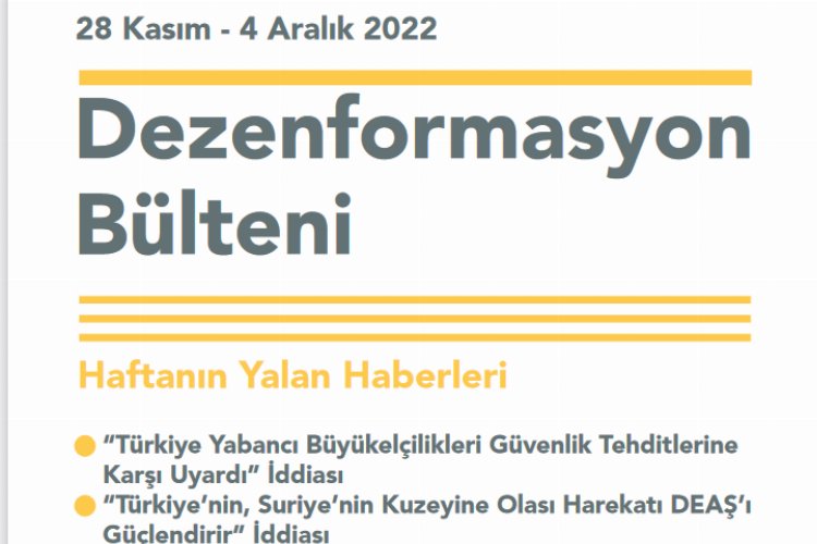 İletişim'den 9. Dezenformasyon Bülteni yayımlandı