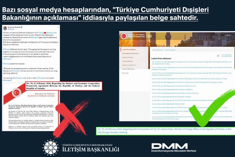 İletişim'den 'Dışişleri' açıklaması