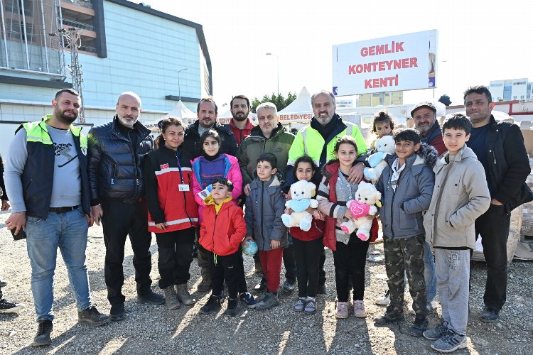 İskenderun'da konteynerler Gemlik'ten, altyapı Bursa Büyükşehir'den