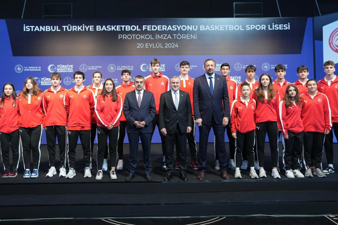 İstanbul'da TBF Basketbol Spor Lisesi için protokol