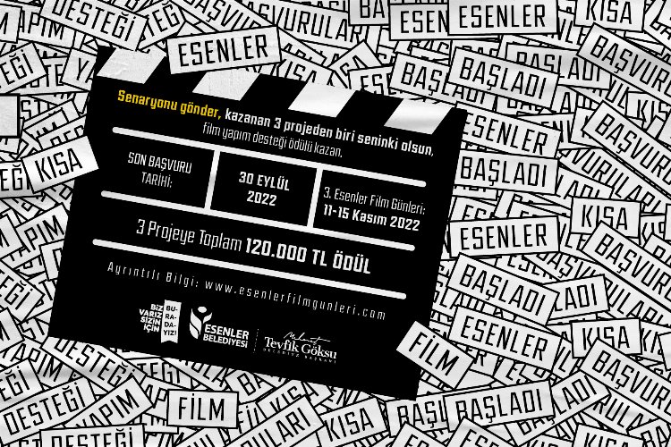 İstanbul Esenler'de 120 bin TL para ödüllü 'kısa film yapım desteği'