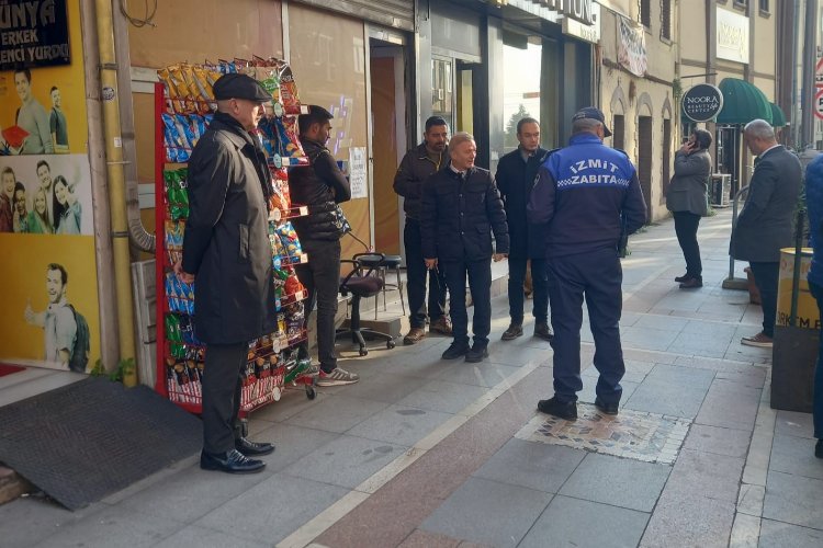 İzmit Belediyesi haksız rekabete karşı esnafla kol kola