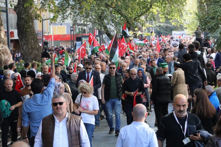 İzmit'ten Filistin’e destek yürüyüşü