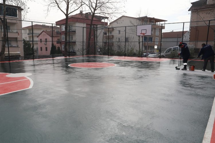 İzmit'ten Kocatepeli gençlere yeni basketbol sahası