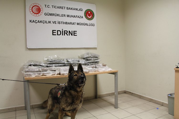 Kapıkule’de 33 kilogram uyuşturucu yakalandı