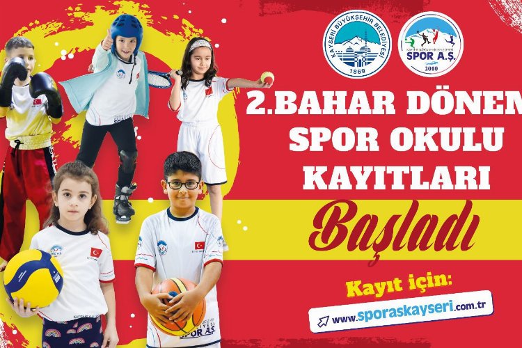 Kayseri Büyükşehir'de spor okulları başlıyor