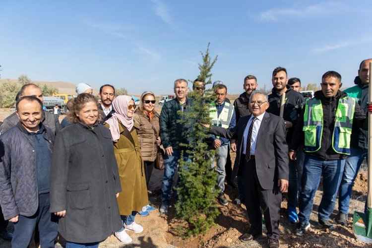 Kayseri Büyükşehir'den şehre yeşil katkı