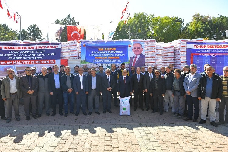 Kayseri'den tarıma 226 milyon liralık yatırım