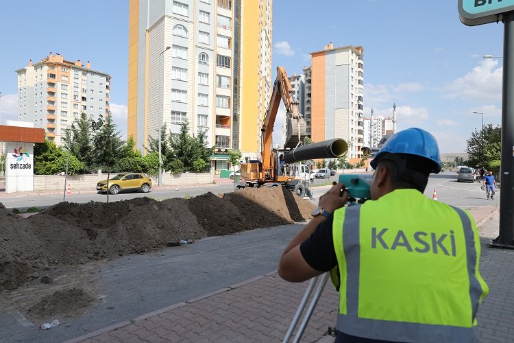 Kayseri Kocasinan'da altyapı yenileniyor