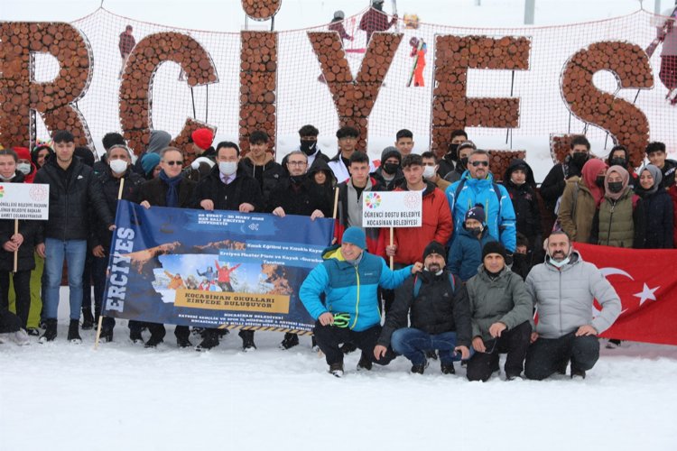 Kayseri Kocasinanlı öğrenciler Erciyes'e gitti