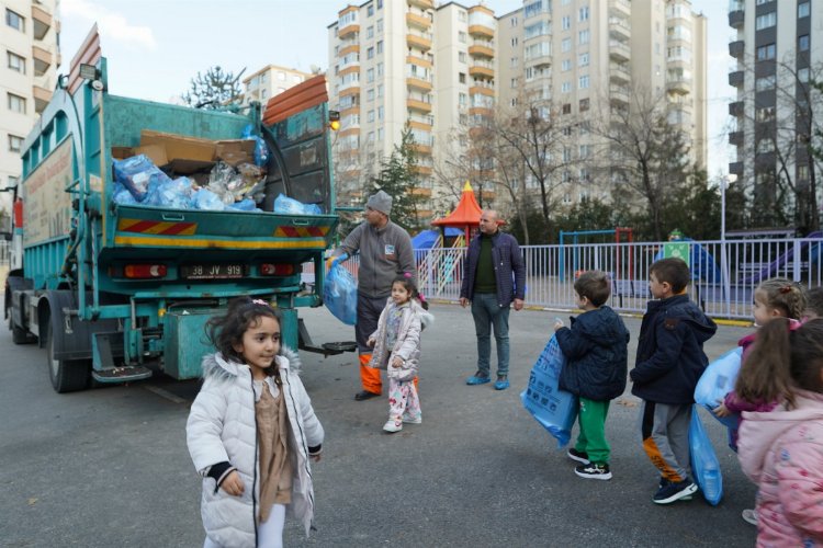 Kayseri Melikgazi'de çocuklara 'enerji tasarrufu' eğitimi