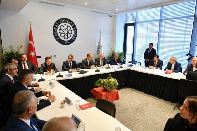 Kayseri OSB'den Bakan Tekin'e 'Mesleki Eğitim' raporu